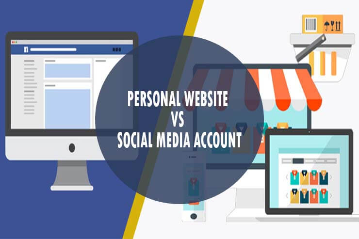 Personal Website vs Social Media Account